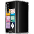 Adult Swim Adventure Time Character Tiles Galaxy Z Fold4 5G Clear Case